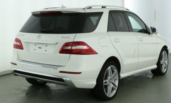 Left hand drive MERCEDES ML CLASS  400 AMG